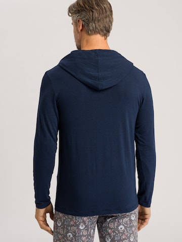 Hanro Sweatshirt ' Casuals ' in Blau