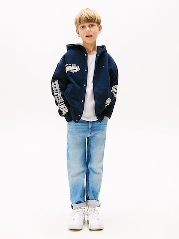 TOMMY HILFIGER Zip-Up Hoodie in Blue