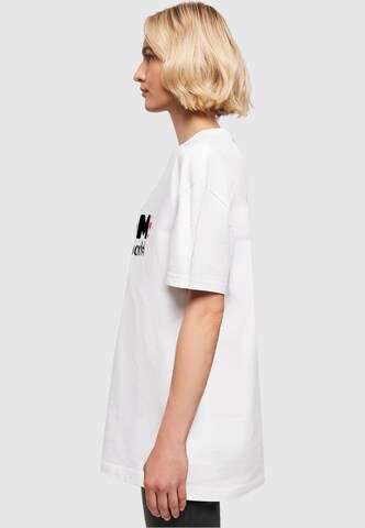 Merchcode Oversized Shirt 'Mothers Day - Best Mom In The World' in White