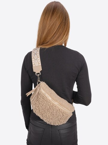 Seasons of April Fanny Pack 'Curly' in Beige