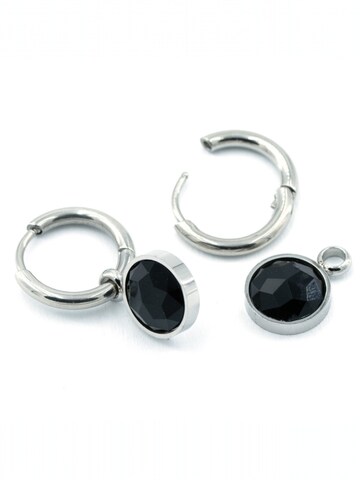 Sergio Engel Earrings in Black: front