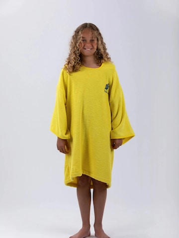 Pacifique Sud Μπουρνούζι 'Poncho Surf' σε κίτρινο: μπροστά