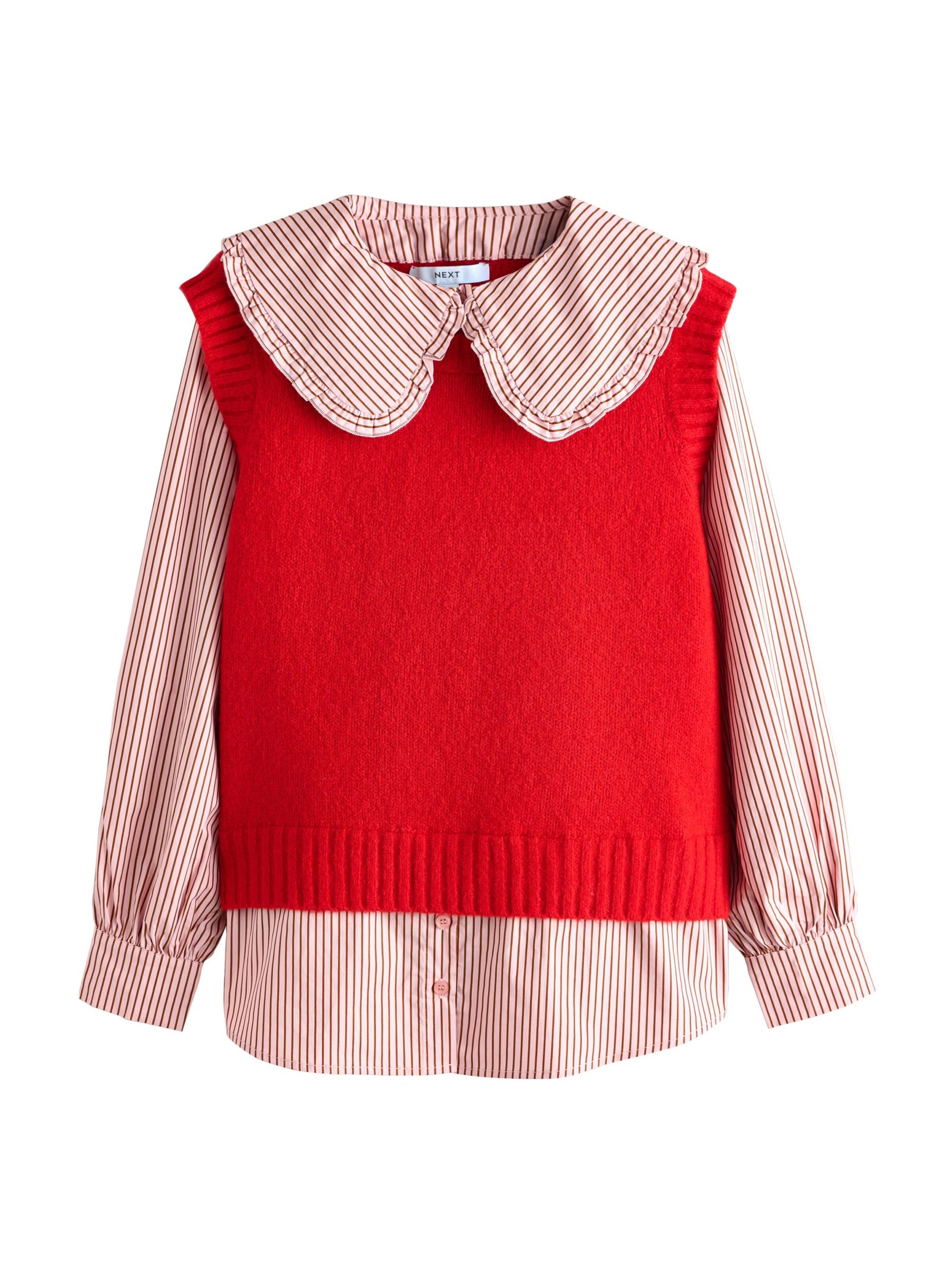 Next Блузка в Красный: спереди