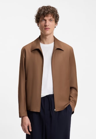 BOSS Between-Season Jacket in Brown: front