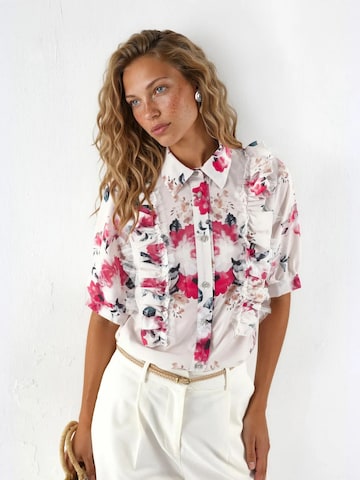 Camicia da donna di MSN Collection in bianco