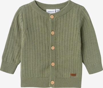 Cardigan NAME IT en vert : devant