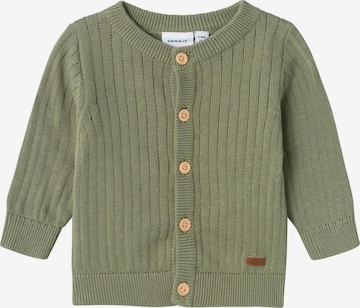 NAME IT Knit Cardigan in Green: front