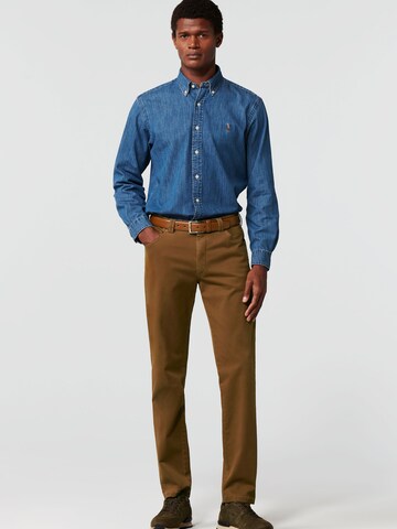 MEYER Regular Chino in Bruin