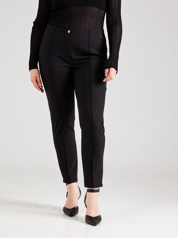 GERRY WEBER Slim fit Trousers 'SAN꞉YA' in Black: front