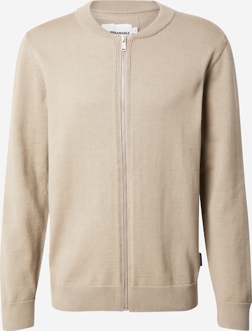 smėlio ARMEDANGELS Kardiganas 'AGAAMO': priekis