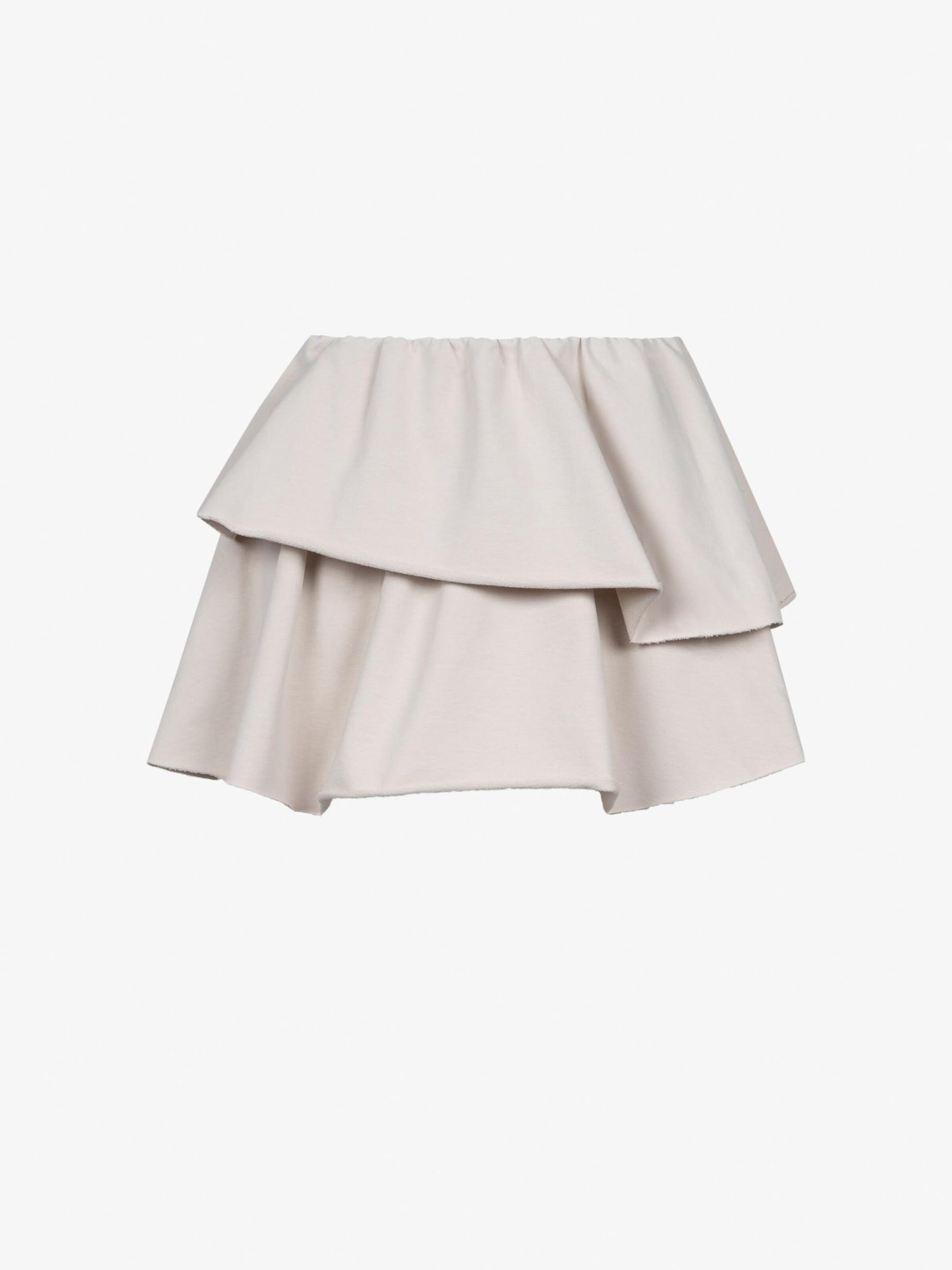 FEMSSY Sukně 'AURA SKIRT GREY' – béžová: přední strana