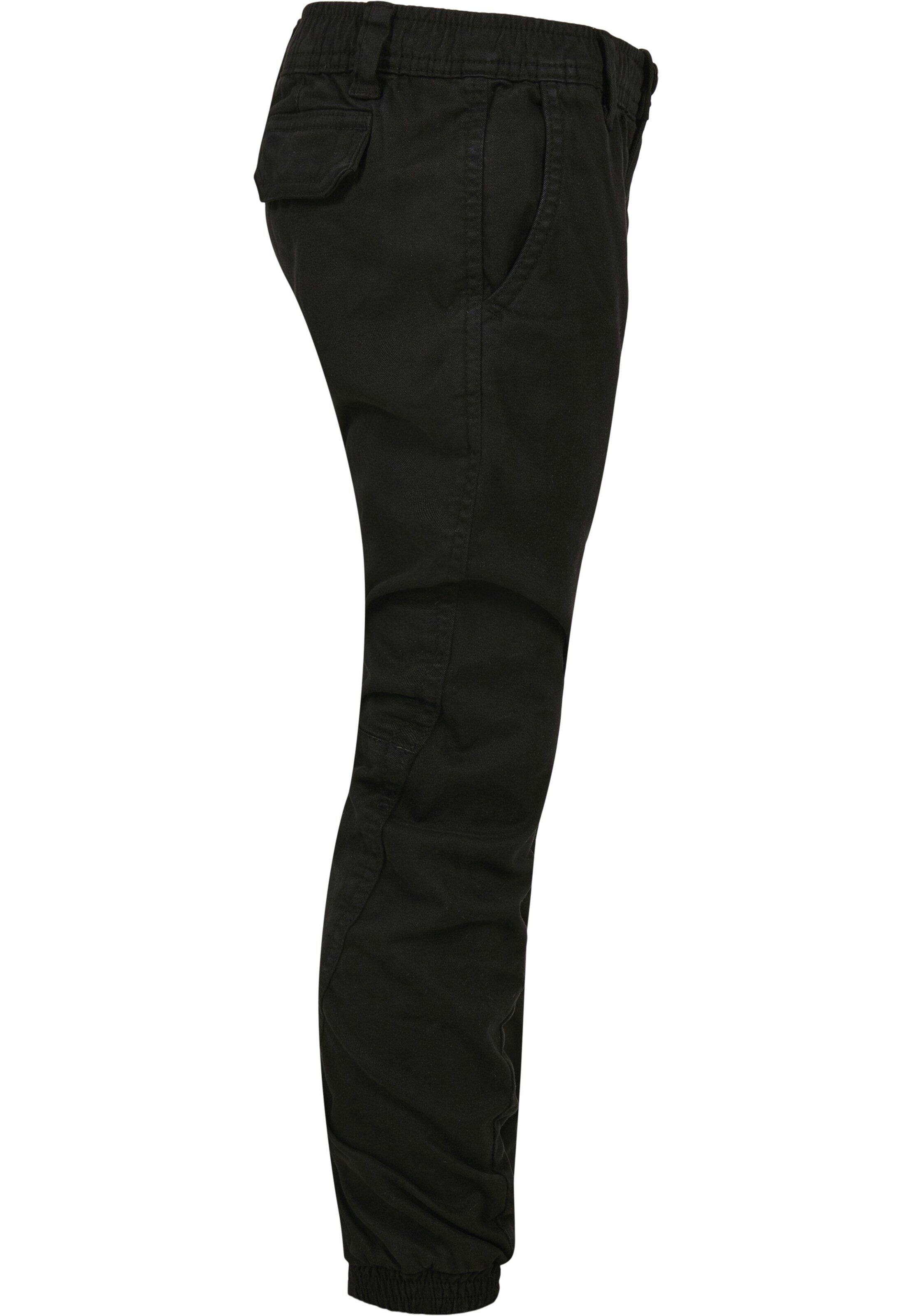 Urban Classics Tapered Trousers in Black