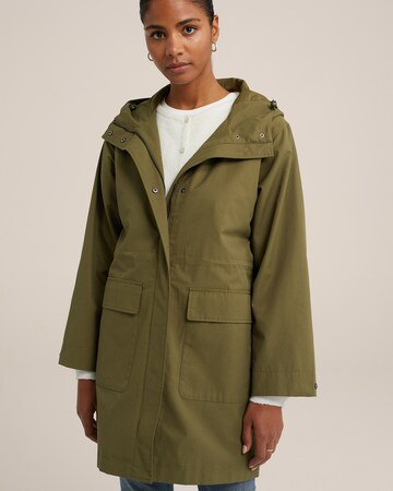 Parka mi-saison WE Fashion en vert