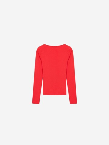 Chemisier 'Blusen' Dilvin en rouge