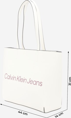 Calvin Klein Jeans Shopper in Wit