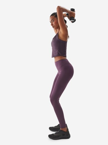 Skinny Pantaloni sportivi di 4F in lilla
