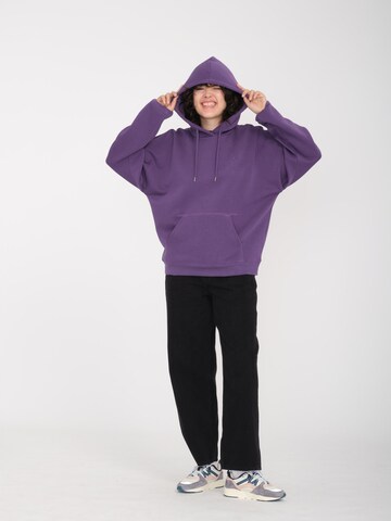Volcom Sweatshirt 'STONE HEART UP' in Purple