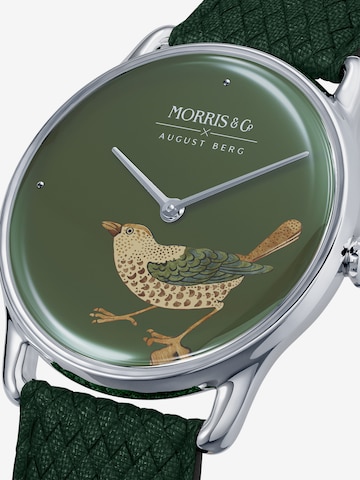 August Berg Analoog horloge in Groen