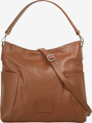 Samantha Look - Shopper en marrón: frente
