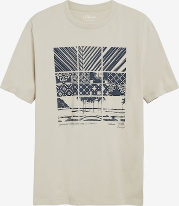 s.Oliver Shirt in Beige: front