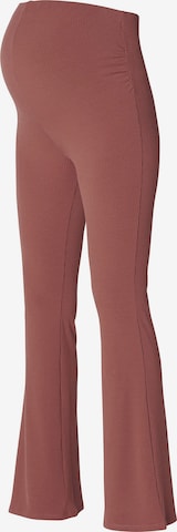 évasé Pantalon 'Heja' Noppies en marron : devant