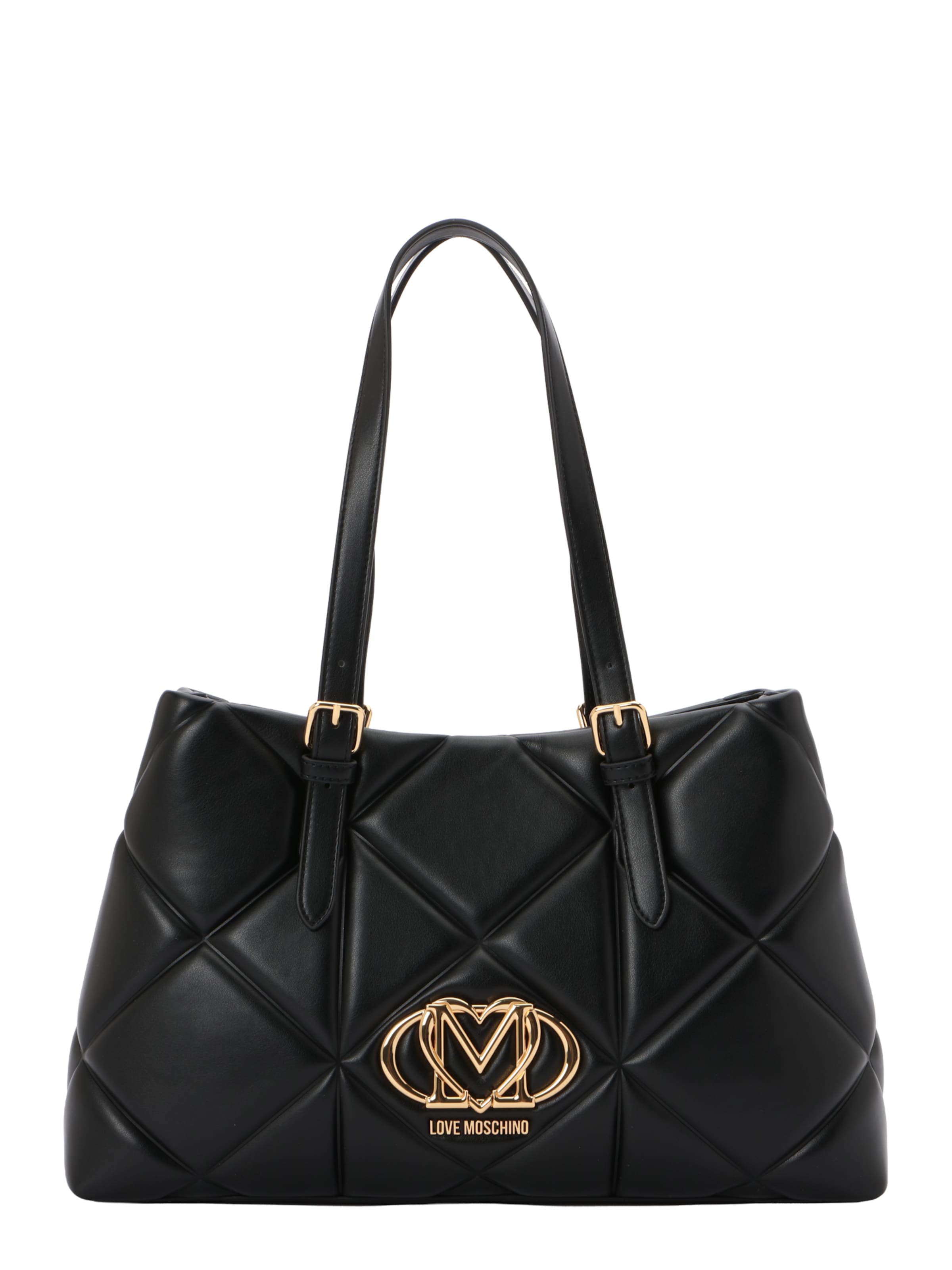 Love Moschino Шоппер в Черный: спереди