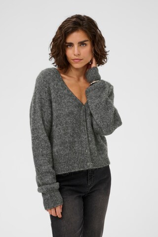 Cardigan 'KAMelania' Kaffe en gris : devant