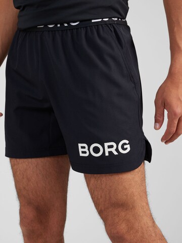 BJÖRN BORG Regular Workout Pants in Black