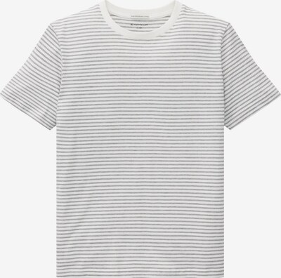 TOM TAILOR Shirt in grau / weiß, Produktansicht