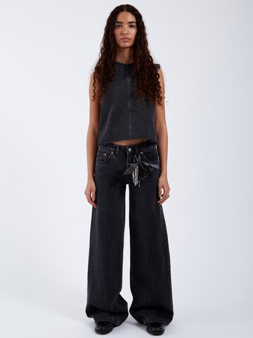 Dr. Denim Regular Jeans 'Rhue Wide' in Black