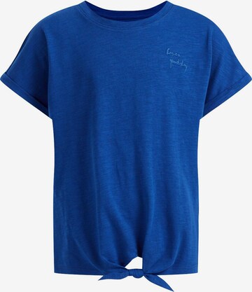 T-Shirt WE Fashion en bleu : devant