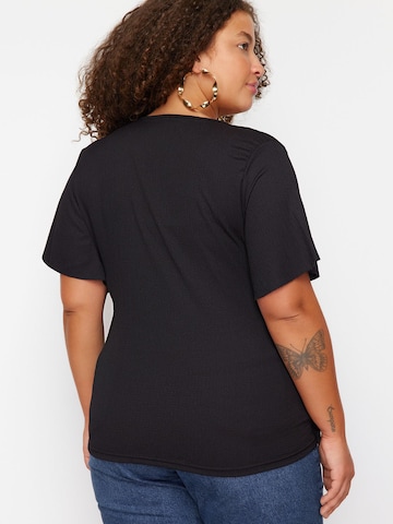 Trendyol Curve Blus i svart