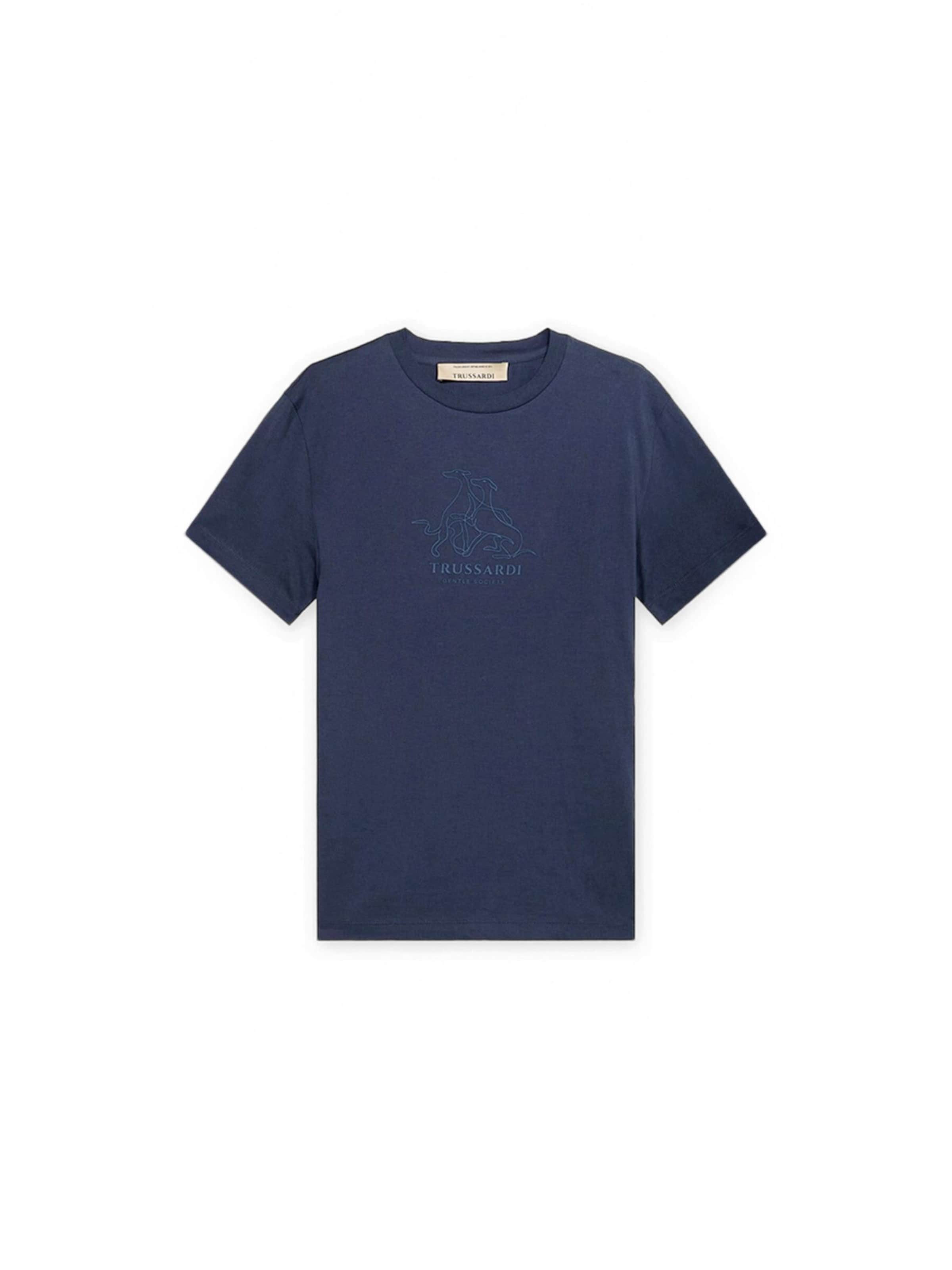 Maglietta di Trussardi in blu: frontale