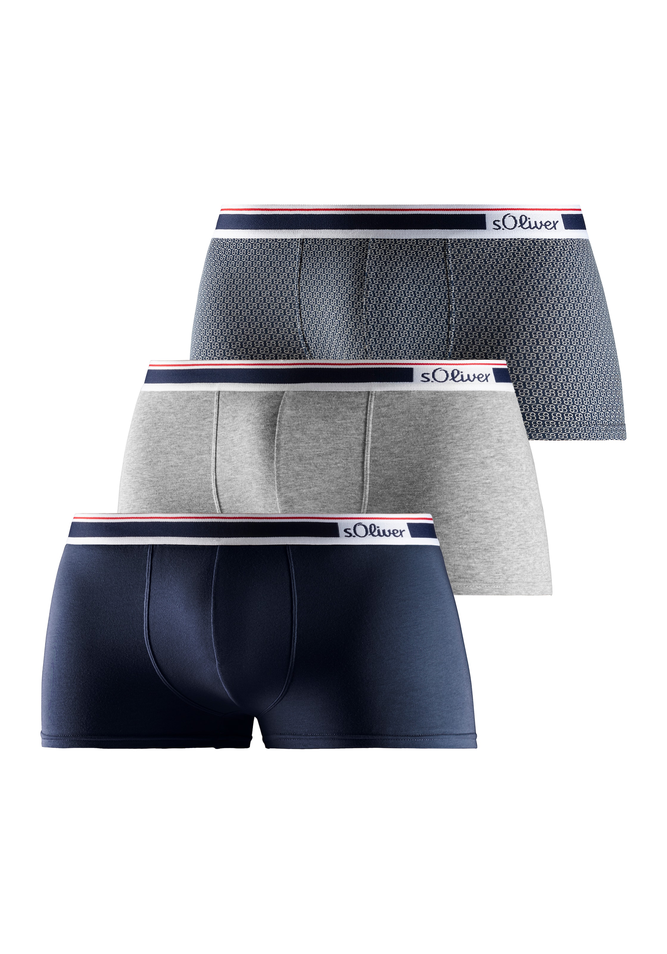 mėlyna s.Oliver Boxer trumpikės: priekis