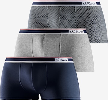 s.Oliver Boxer shorts in Blue: front