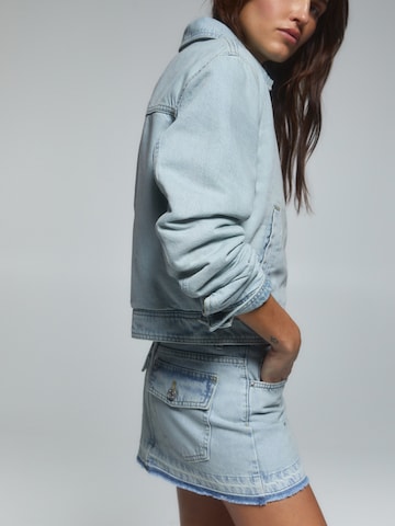 Pull&Bear Between-Season Jacket in Blue