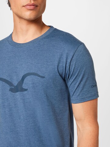 Cleptomanicx Shirt 'Möwe' in Blue