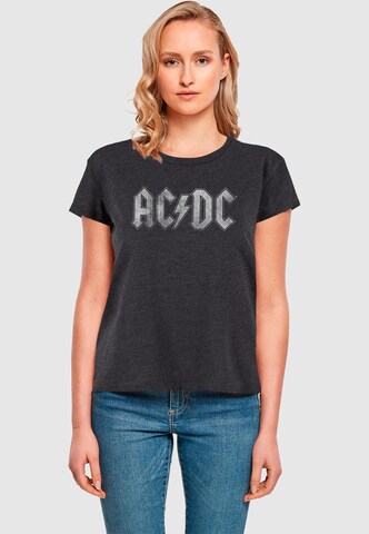 Merchcode T-Shirt 'ACDC' in Grau: Vorderseite