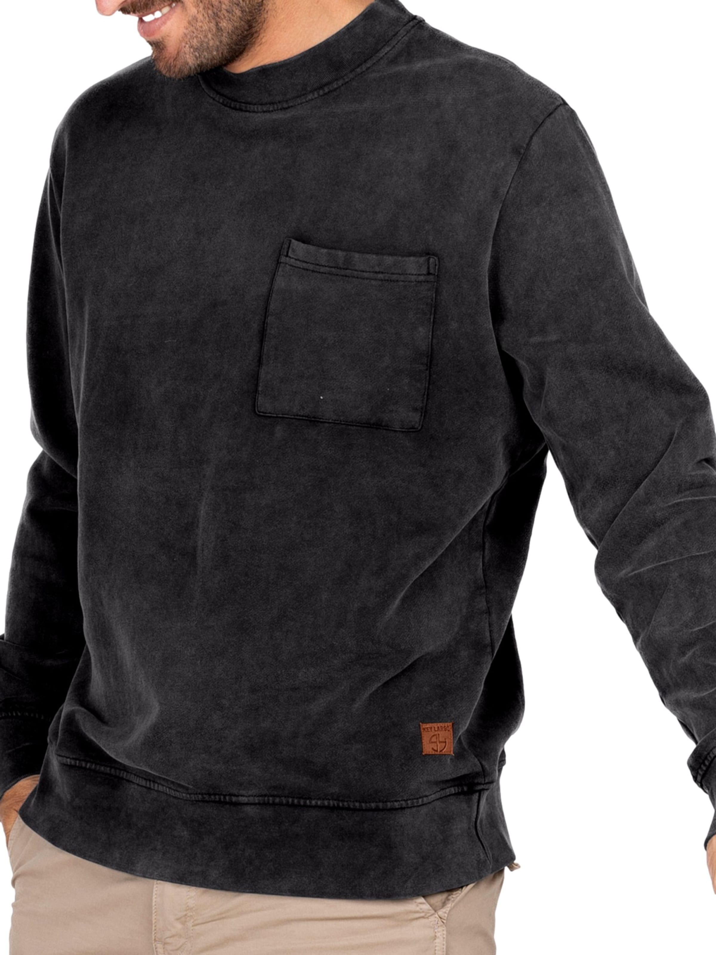 Key Largo Sweatshirt 'KLPENALTY' in Zwart