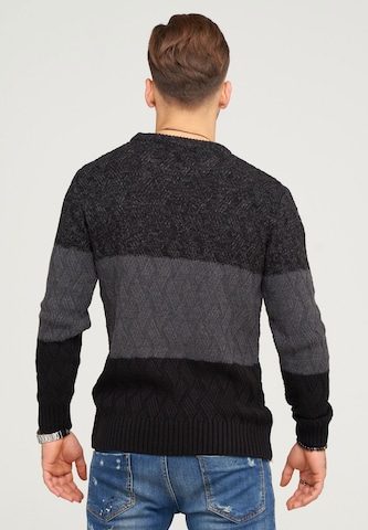 behype Sweater 'DAVAY' in Black