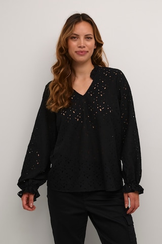 CULTURE Blouse 'cybele' in Zwart: voorkant