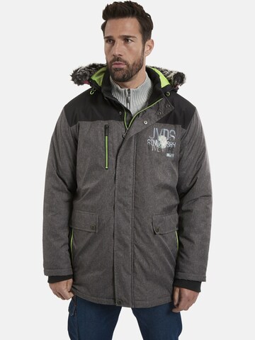 Jan Vanderstorm Winter Jacket ' Malkolm ' in Grey: front