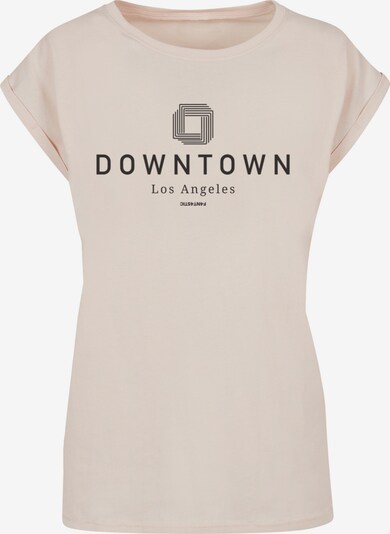 F4NT4STIC Shirt 'Downtown LA' in sand / schwarz, Produktansicht