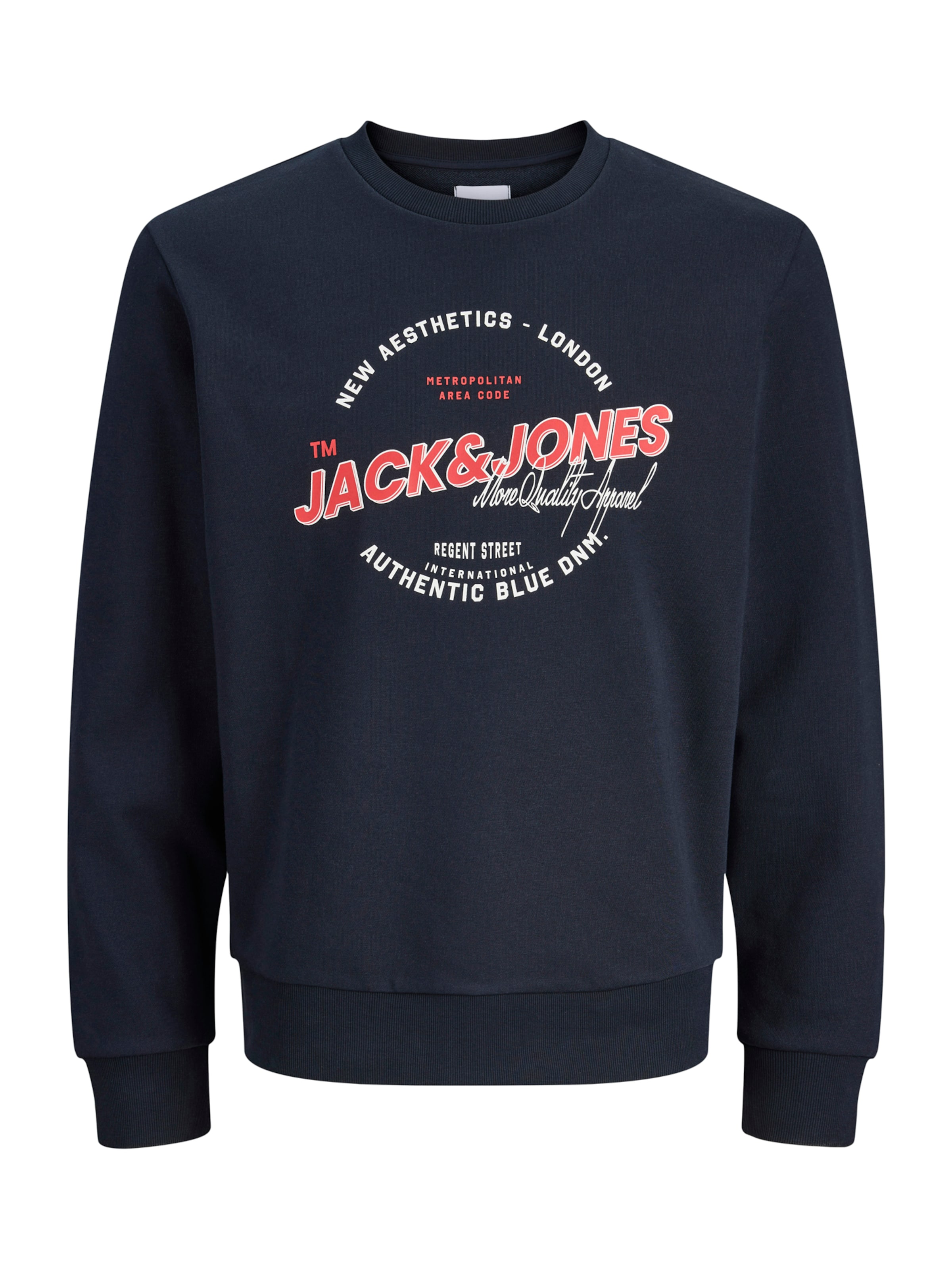 JACK & JONESSweater majica - plava boja: prednji dio
