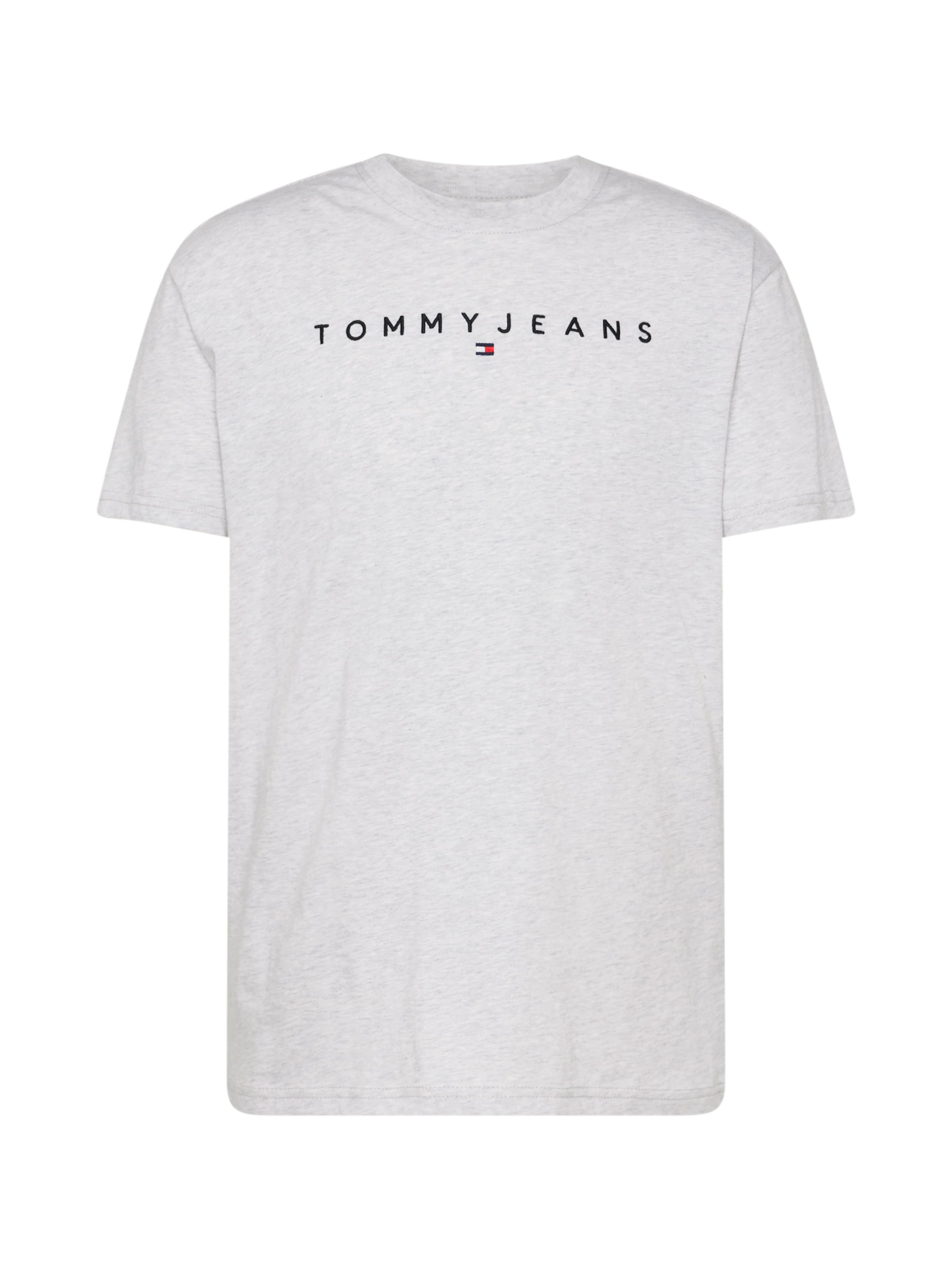 T-Shirt Tommy Jeans en gris : devant