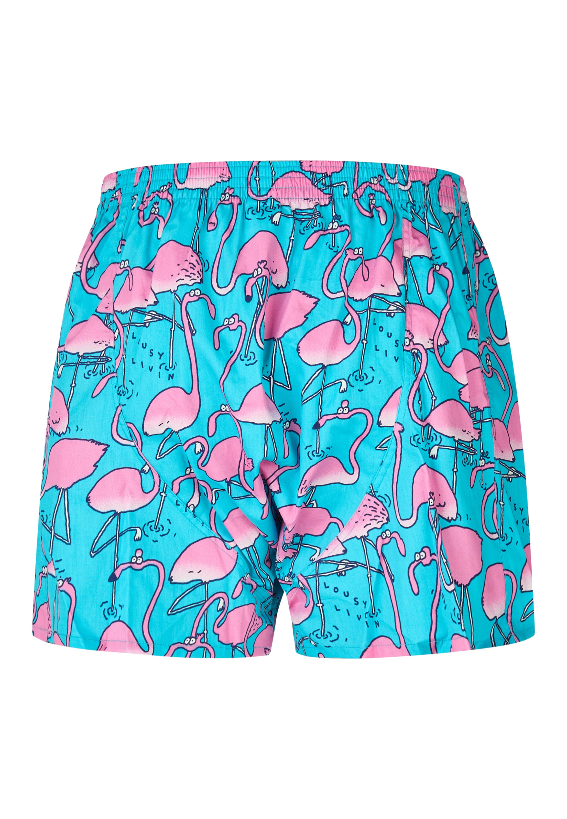 Lousy Livin Boxershorts Set 'Animal' in Blau
