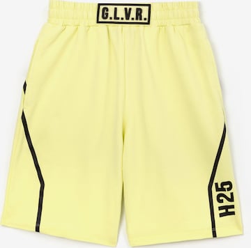 Gulliver Regular Workout Pants in Yellow: front