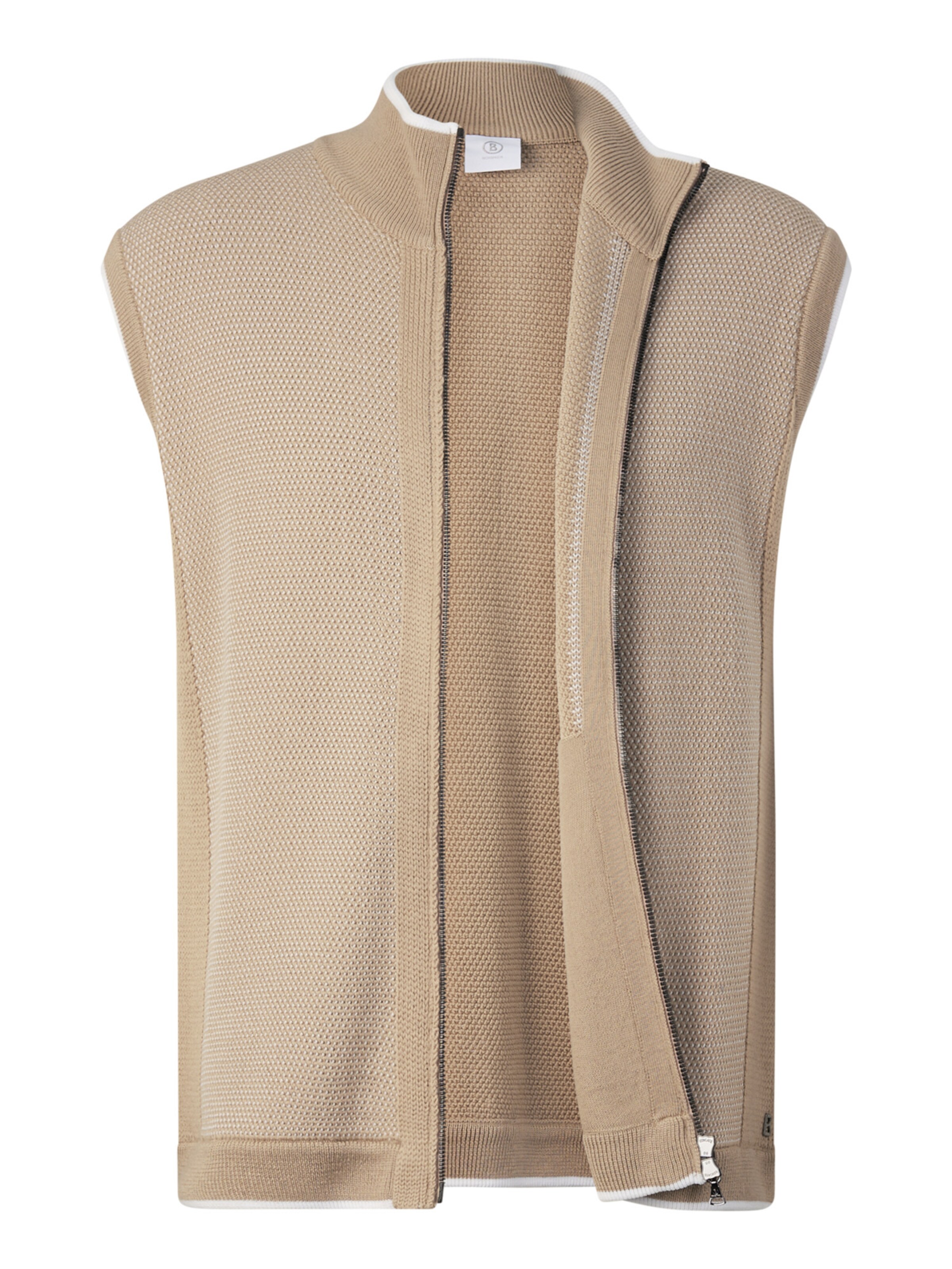 BOGNER Strickweste 'Enzo' in Beige