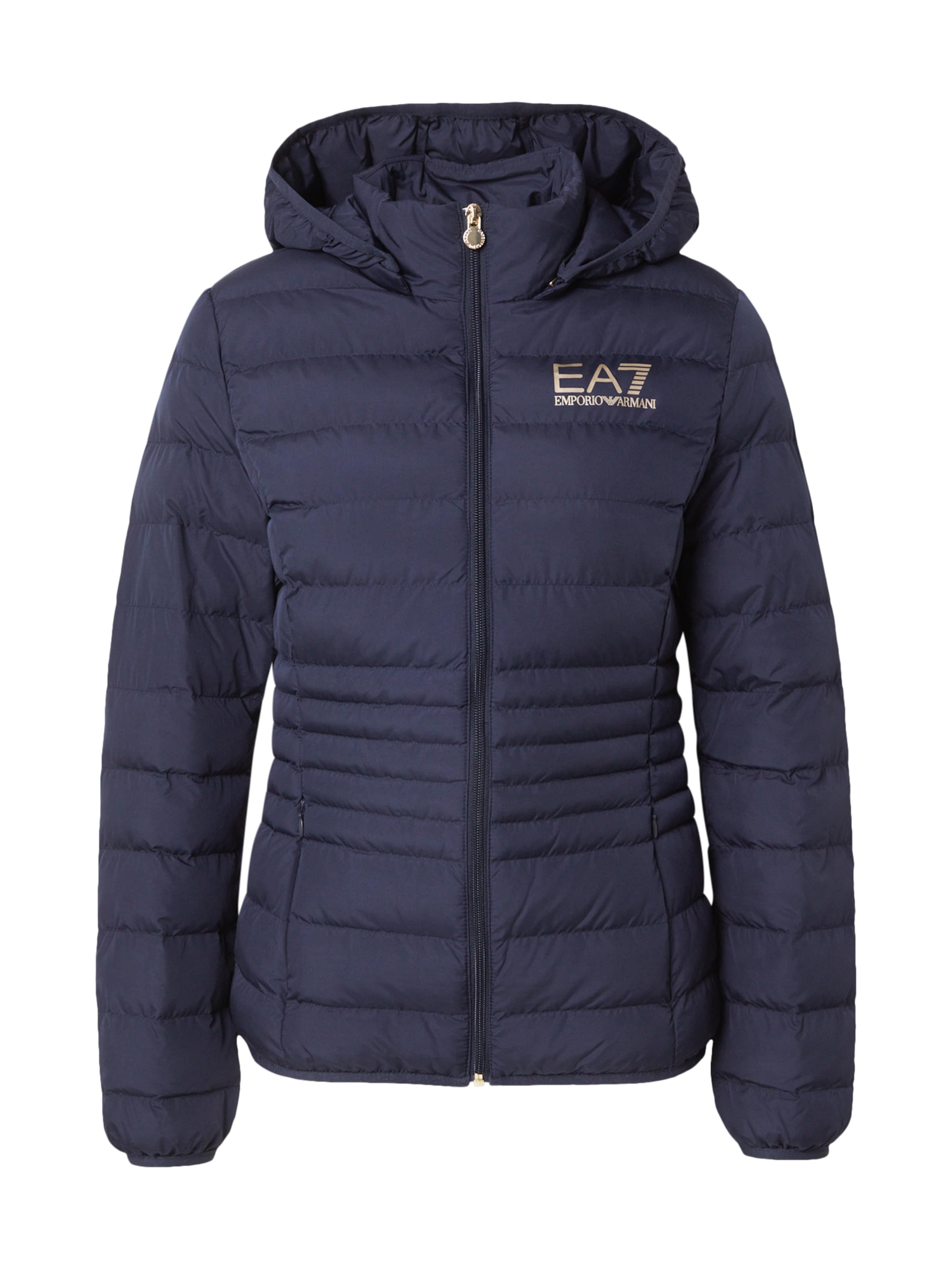 EA7 Emporio Armani Kevad-sügisjope 'Giubbotto', värv sinine: eest vaates
