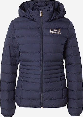 EA7 Emporio Armani - Chaqueta de entretiempo 'Giubbotto' en azul: frente